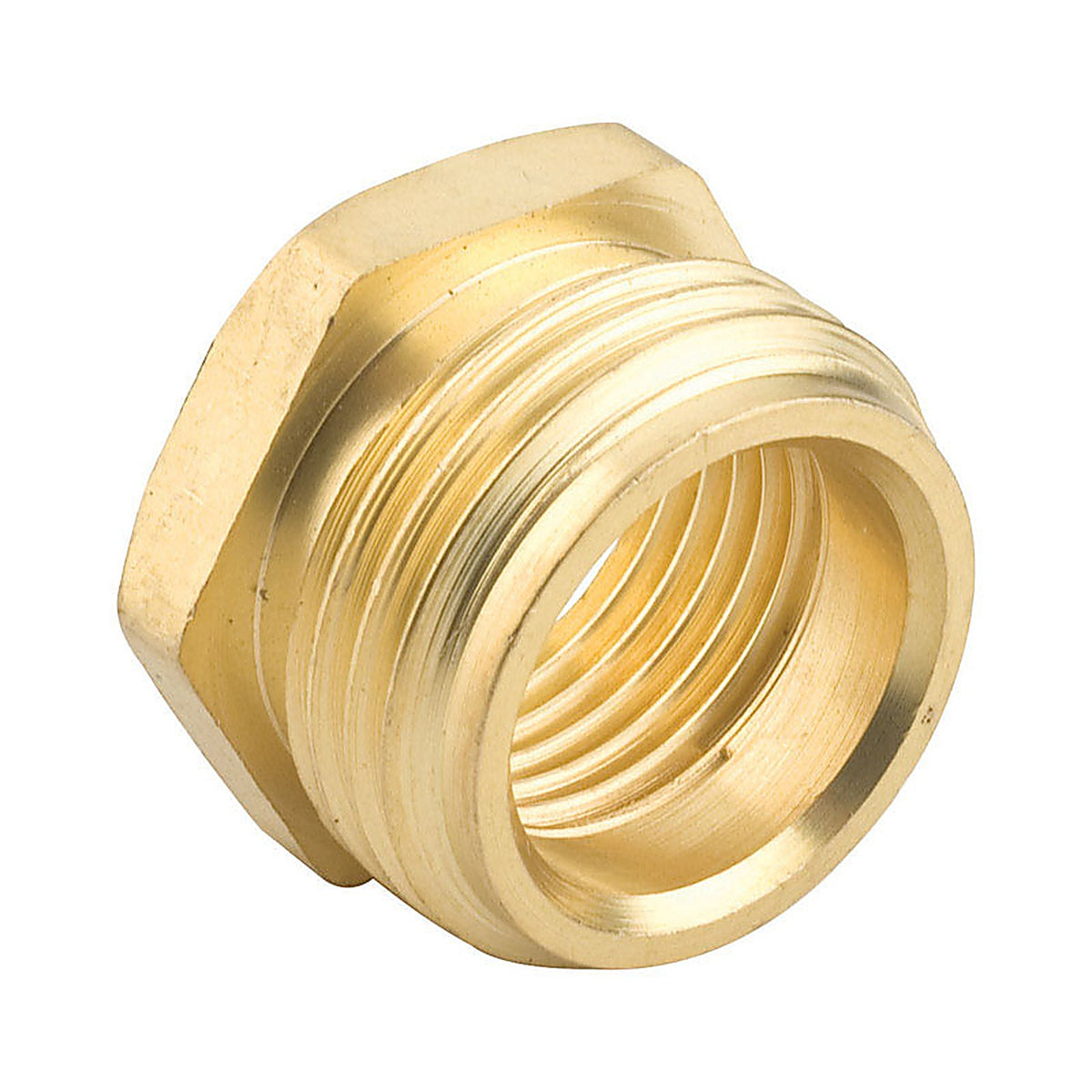 GIlmour 807054-1002 Gilmour 3/4 & 1/2 in. Brass Threaded Male/Female Hose Connector