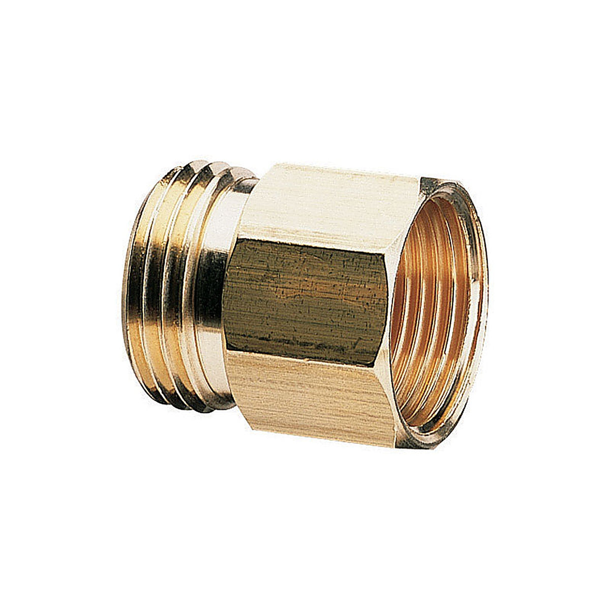 GIlmour 807704-1002 Gilmour 3/4 in. Brass Threaded Male/Female Hose Connector