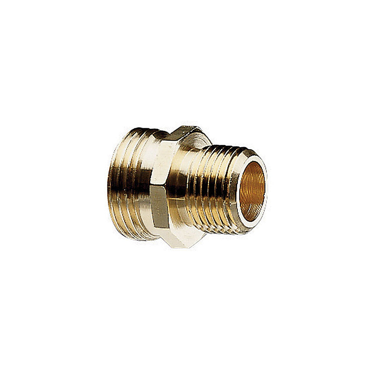 GIlmour 807504-1002 Gilmour 1/2 & 3/4 in. Brass Threaded Double Male Hose Connector
