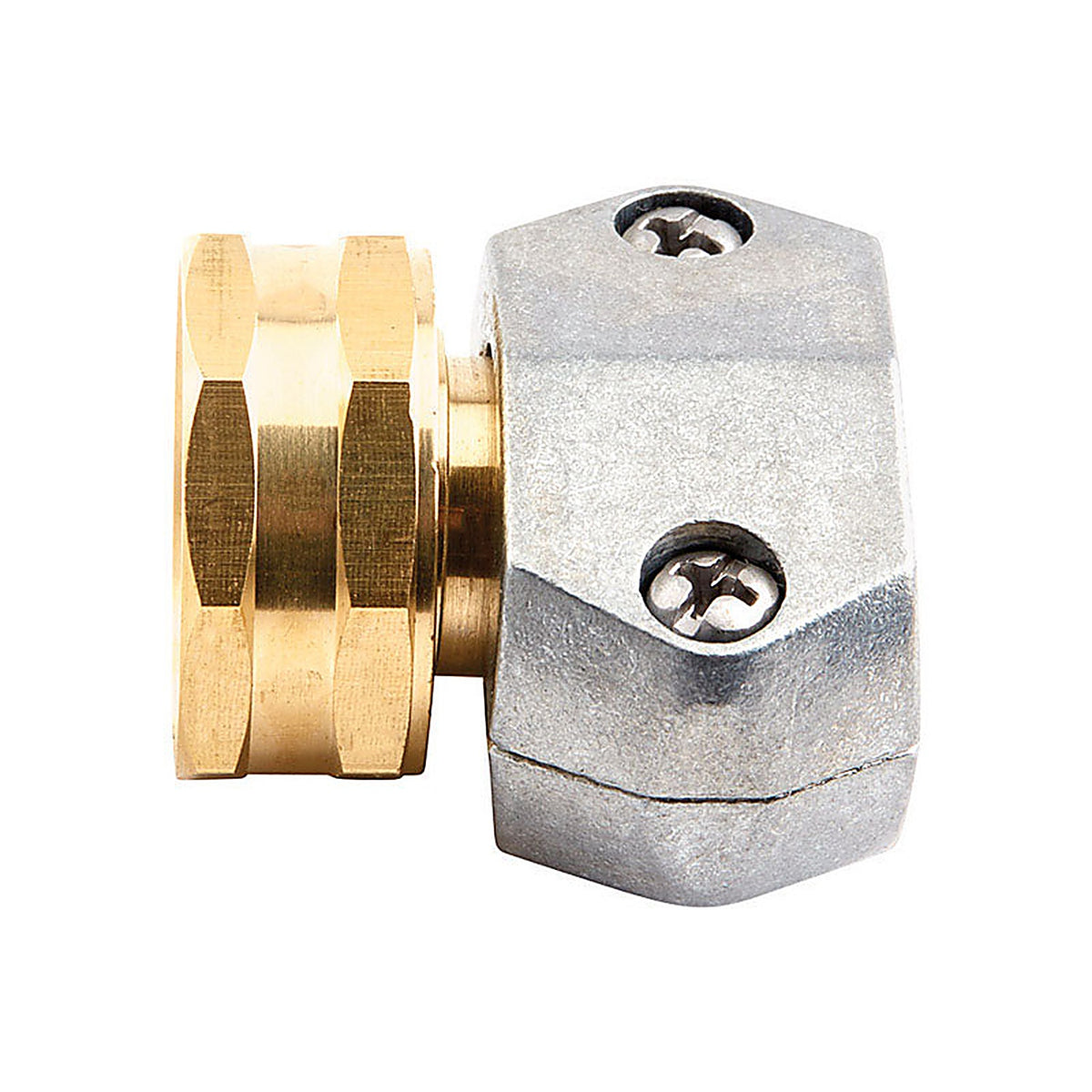 Gilmour 801014-1003 5/8 & 3/4 in. Brass/Zinc Threaded Female Clamp Coupling