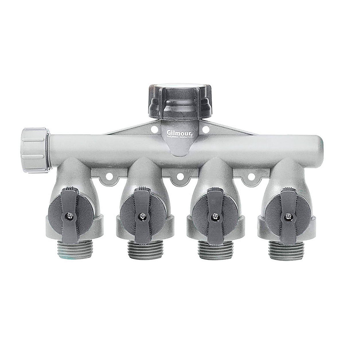 GIlmour 800414-1001 Gilmour 5/8 in. Polymer Threaded Male 4-Way Shut-off Valve