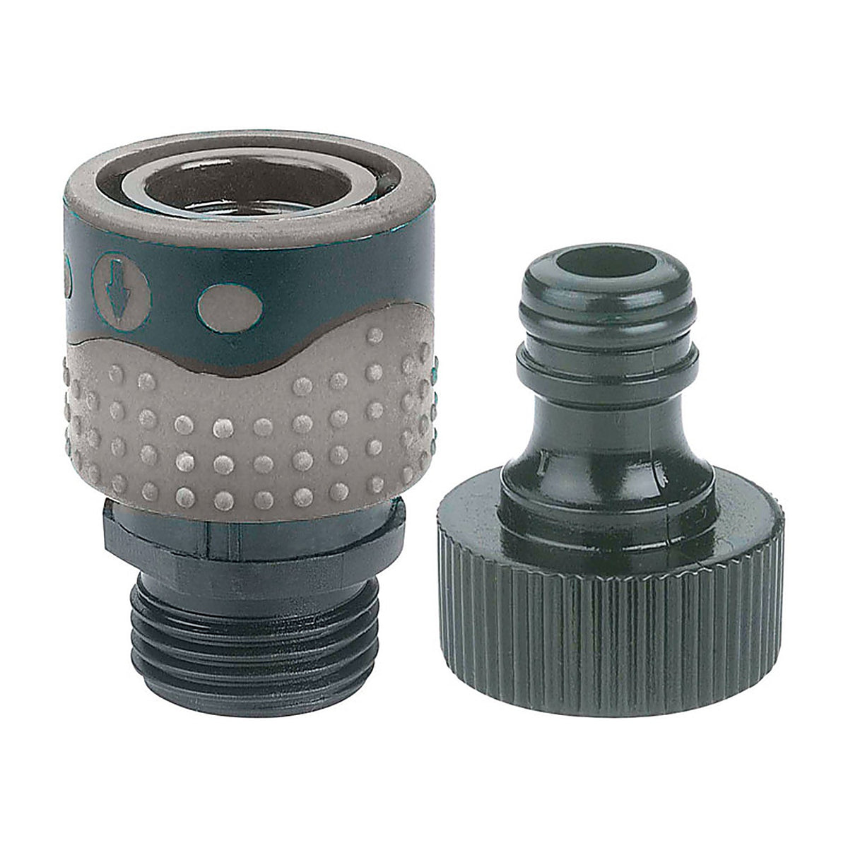 GIlmour 839004-1001 Gilmour Polymer Female/Male Quick Connector Faucet Set