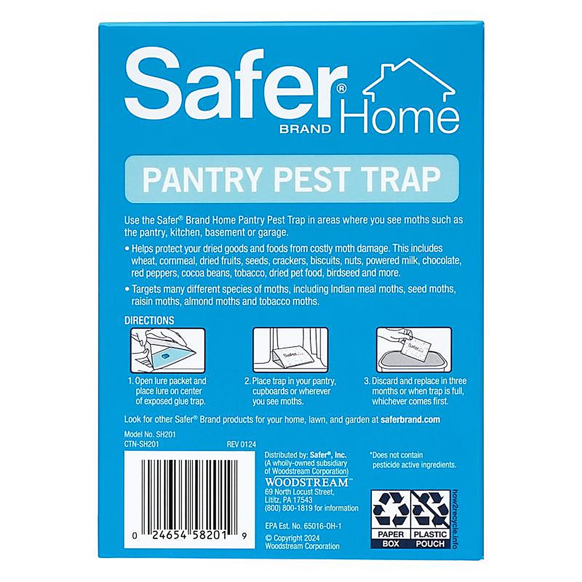 Safer - SH201 - Brand the Pantry Pest Insect Trap 2 Pack