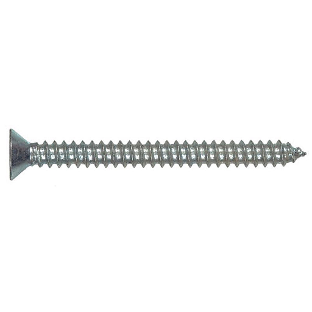 Hillman 80197 No. 8 x 2-1/2 in. L Phillips Pan Head Zinc-Plated Steel Sheet Metal Screws 100 1/Pack