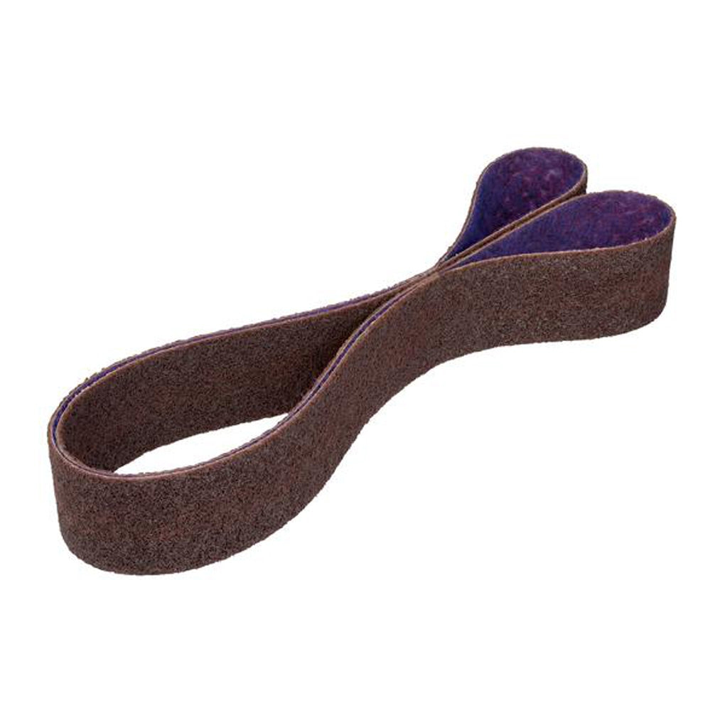 3M 77256 Scotch-Brite Durable Flex Belt, 3/8 in x 13 in, A MED