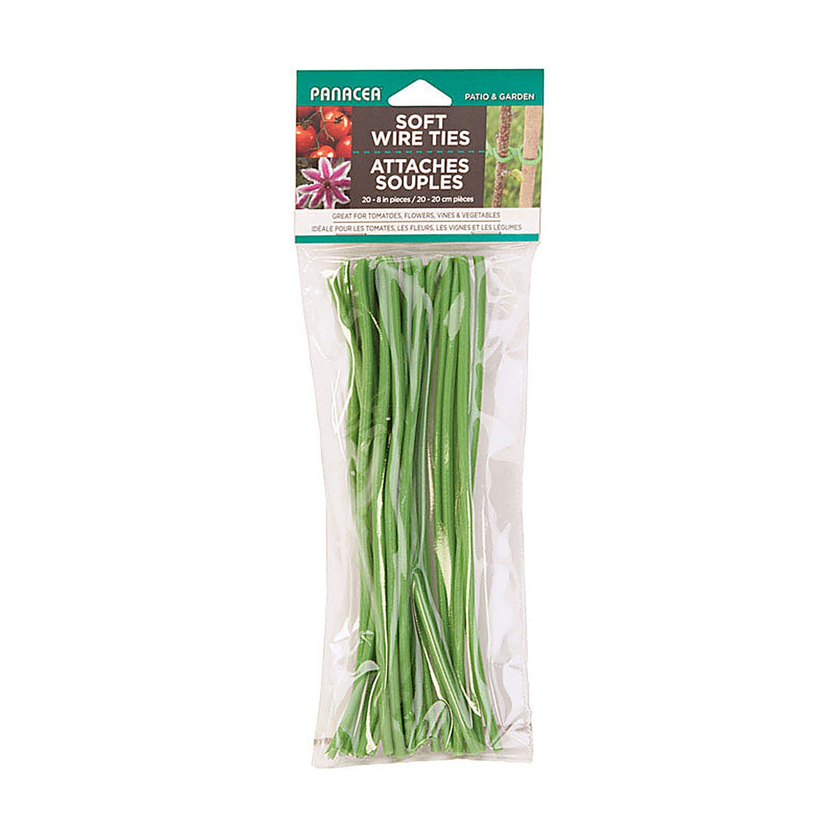 Panacea - 86841 - Green Coated Wire Ties