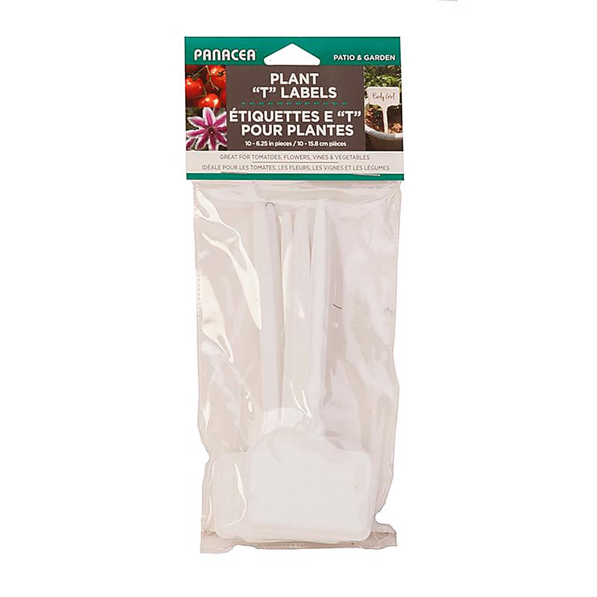 Panacea - 86843 - 6 In. H X 2.25 Inch Ft. W White Plastic Plant Label
