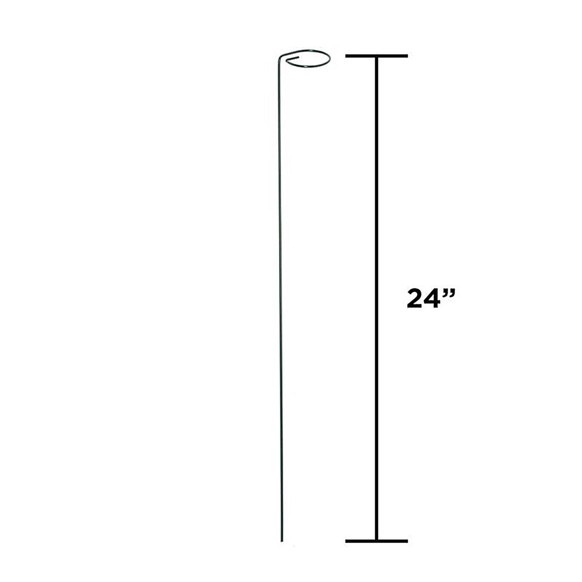 Panacea - 89330 - 24 In. H X 2 Inch Ft. W Green Steel Plant Support