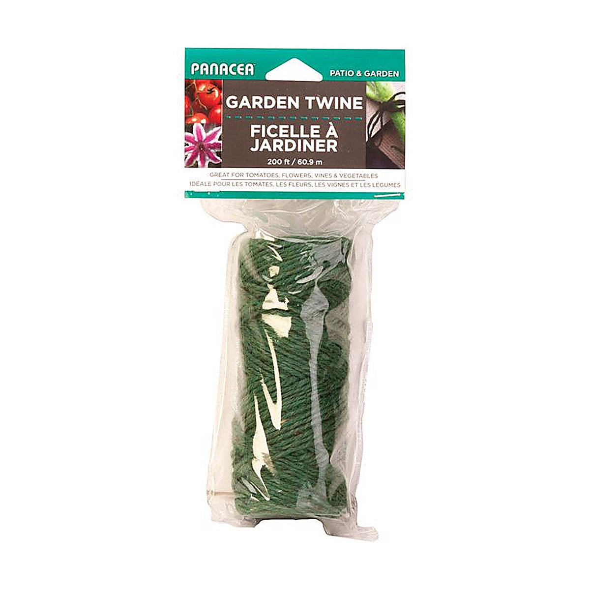 Panacea - 86840 - 0.08 In. W Green Fabric Garden Twine