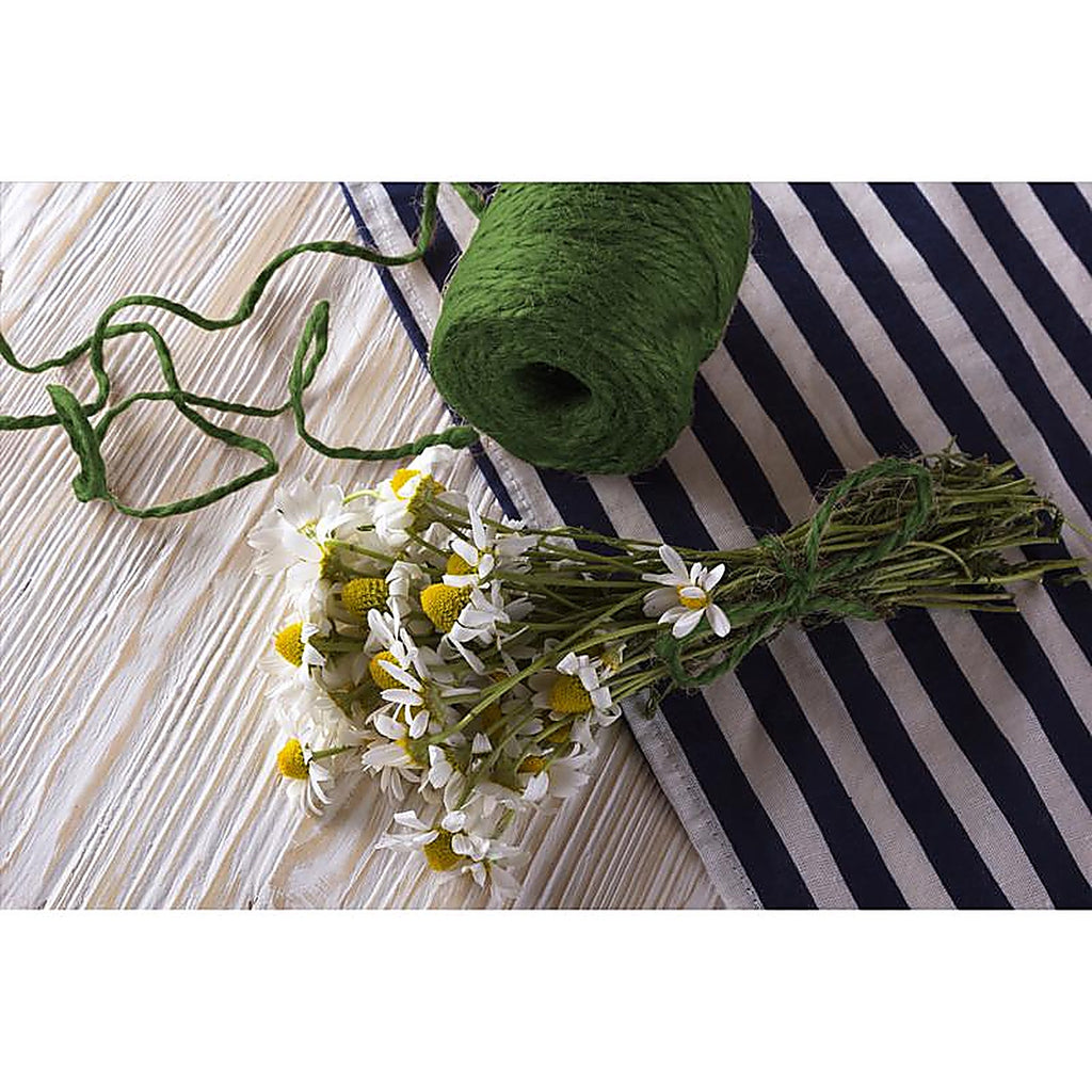 Panacea - 86840 - 0.08 In. W Green Fabric Garden Twine