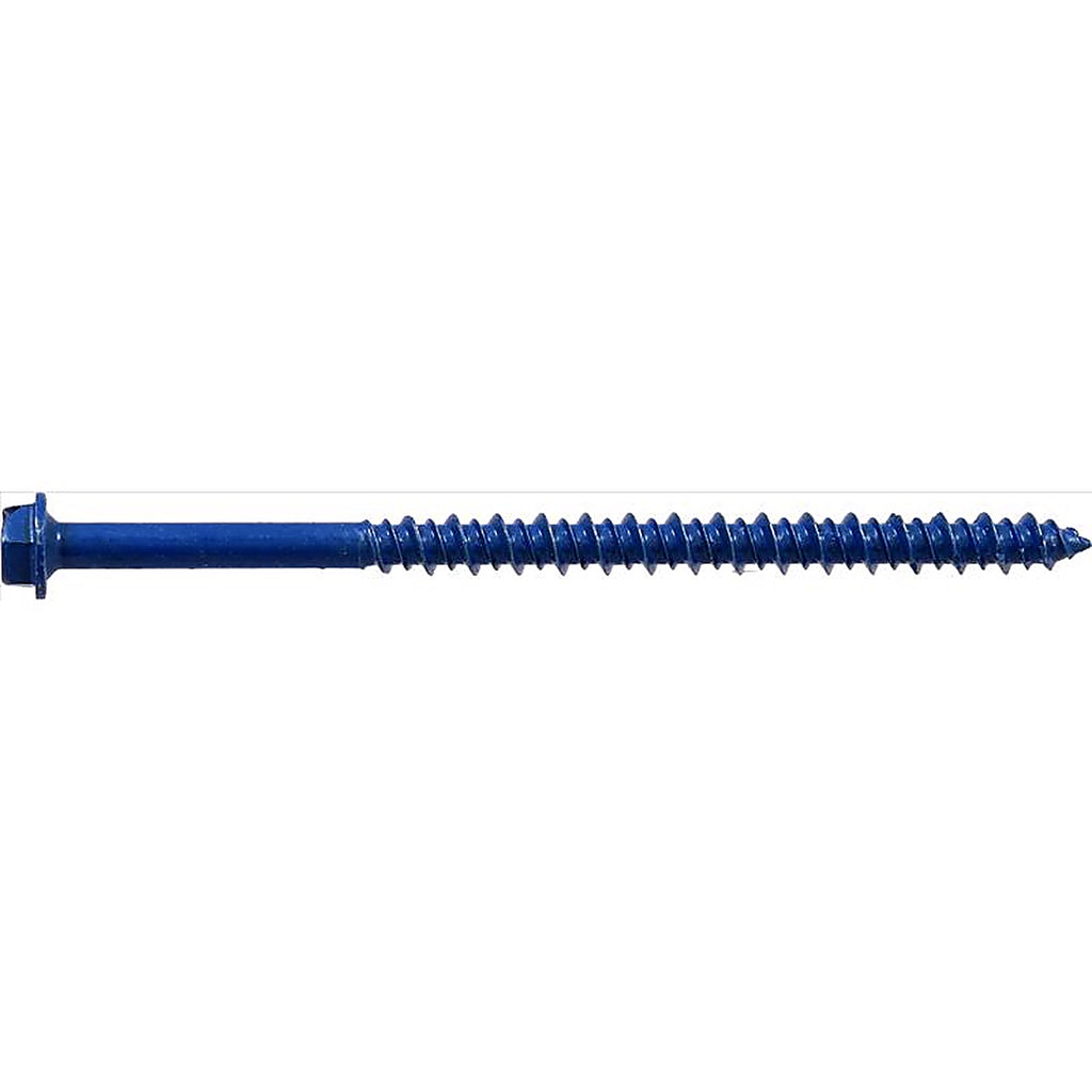 Hillman 375290 Tapper Steel Hex Head Concrete Screw Anchor 100/Pack