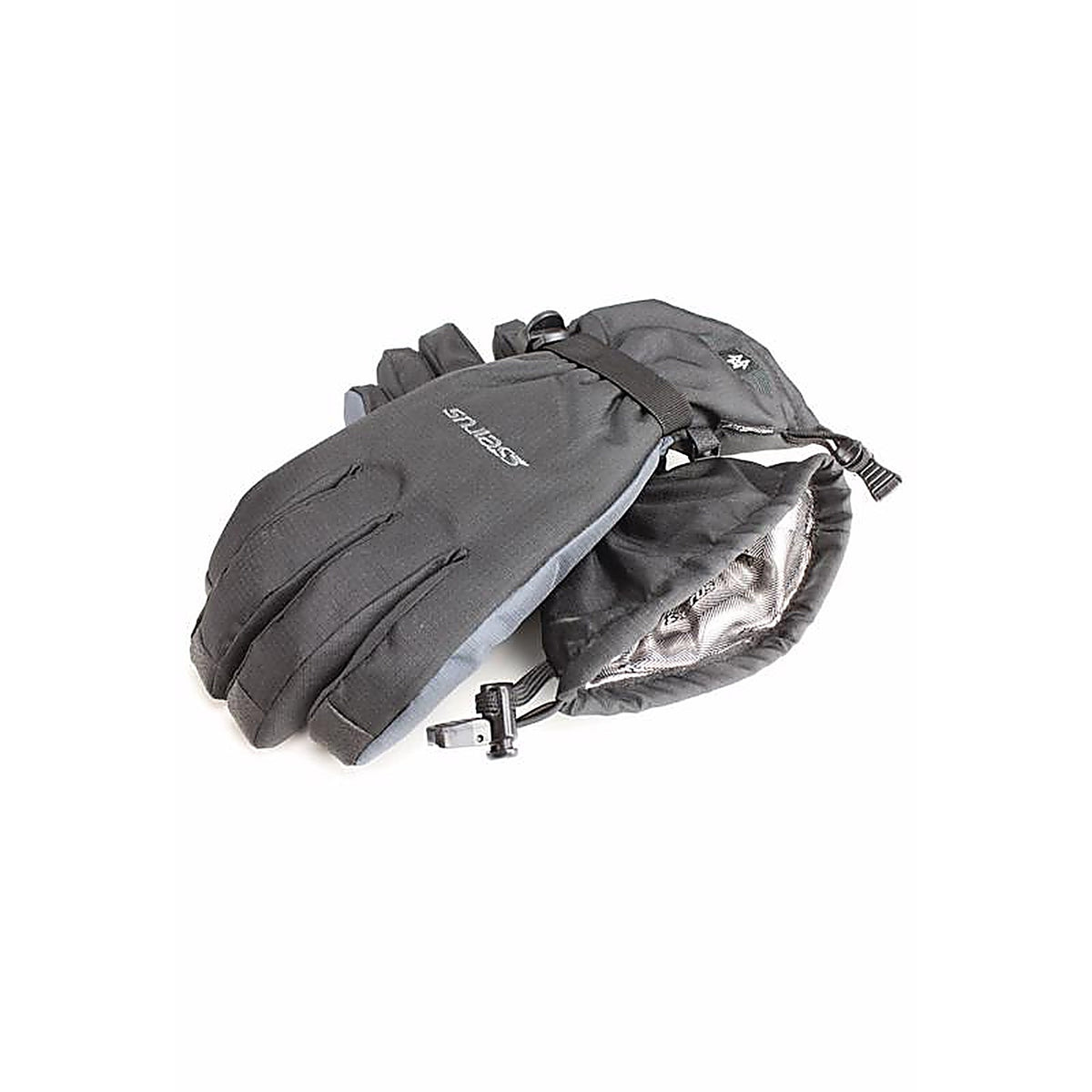 Seirus - 8114.0.1424 - Heatwave Accel L Rip Stop Shell Insulated Black Cold Weather Gloves