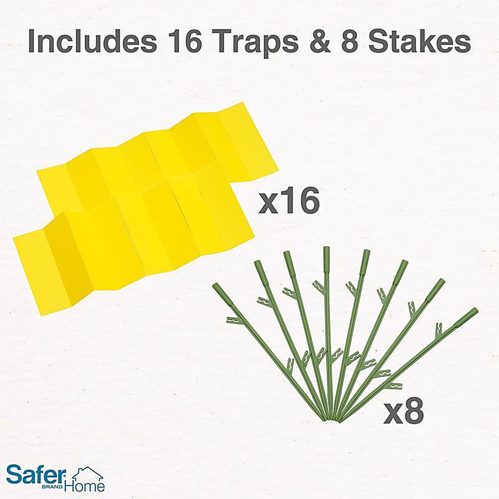 Safer - SH5026 - Brand Houseplant Sticky Stakes 1 Pack