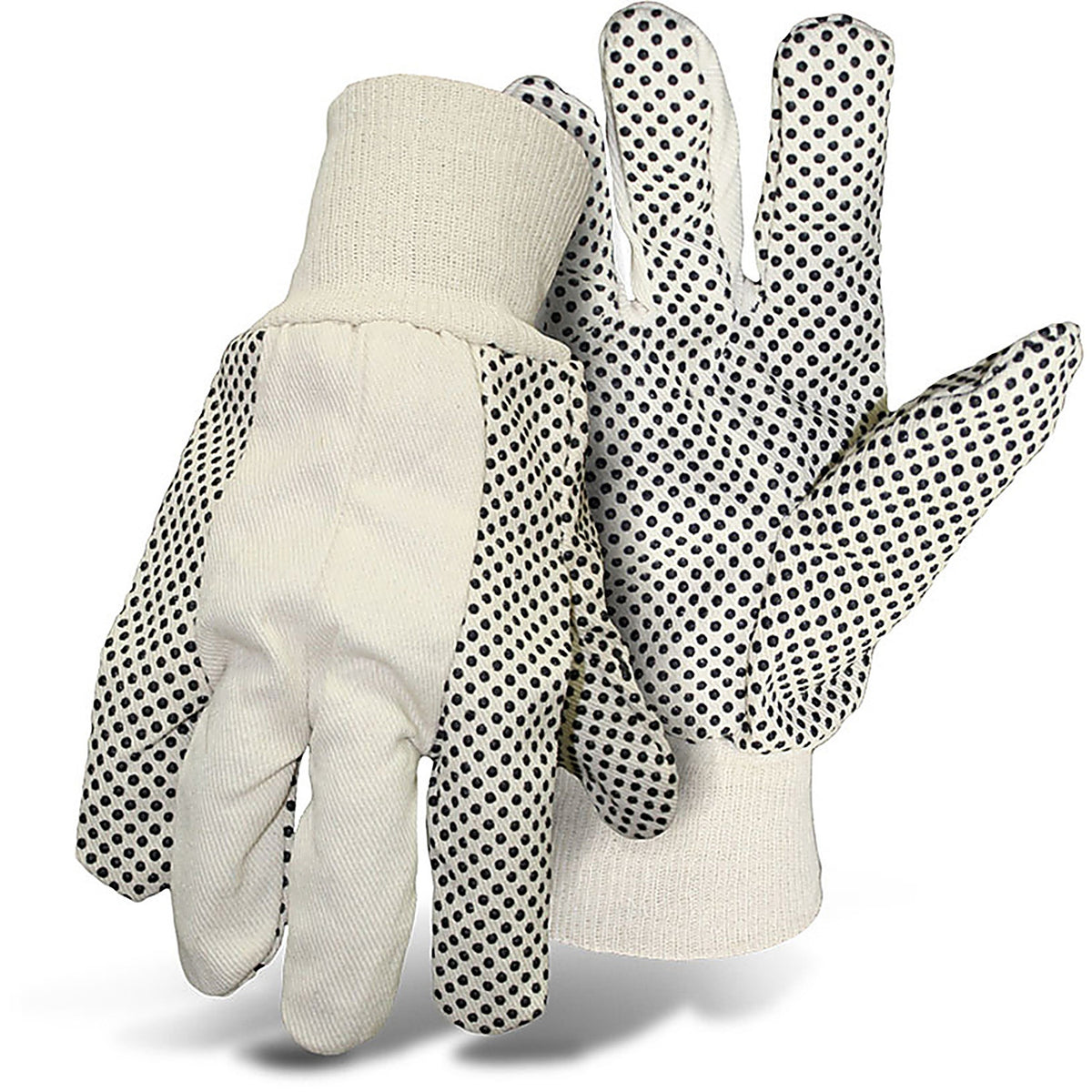Boss 4011 Mens Dotted Work Gloves White Large