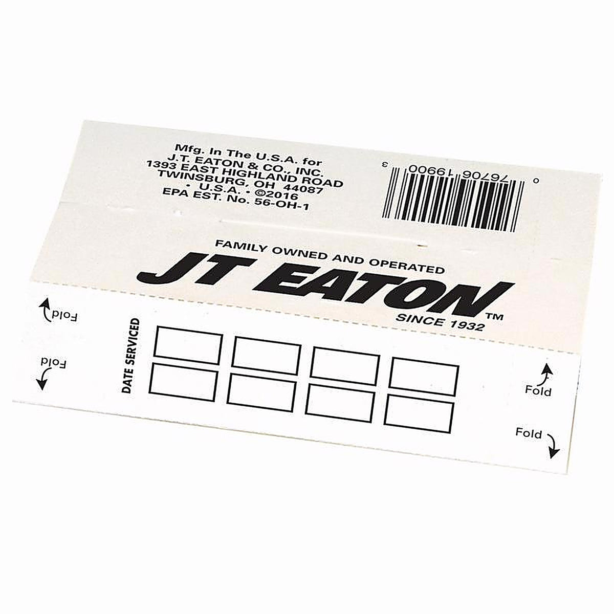 JT Eaton 198-12S Stick-Em Glue Board 12 pk