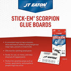 JT Eaton 198-4S Stick-Em Glue Board 4 pk
