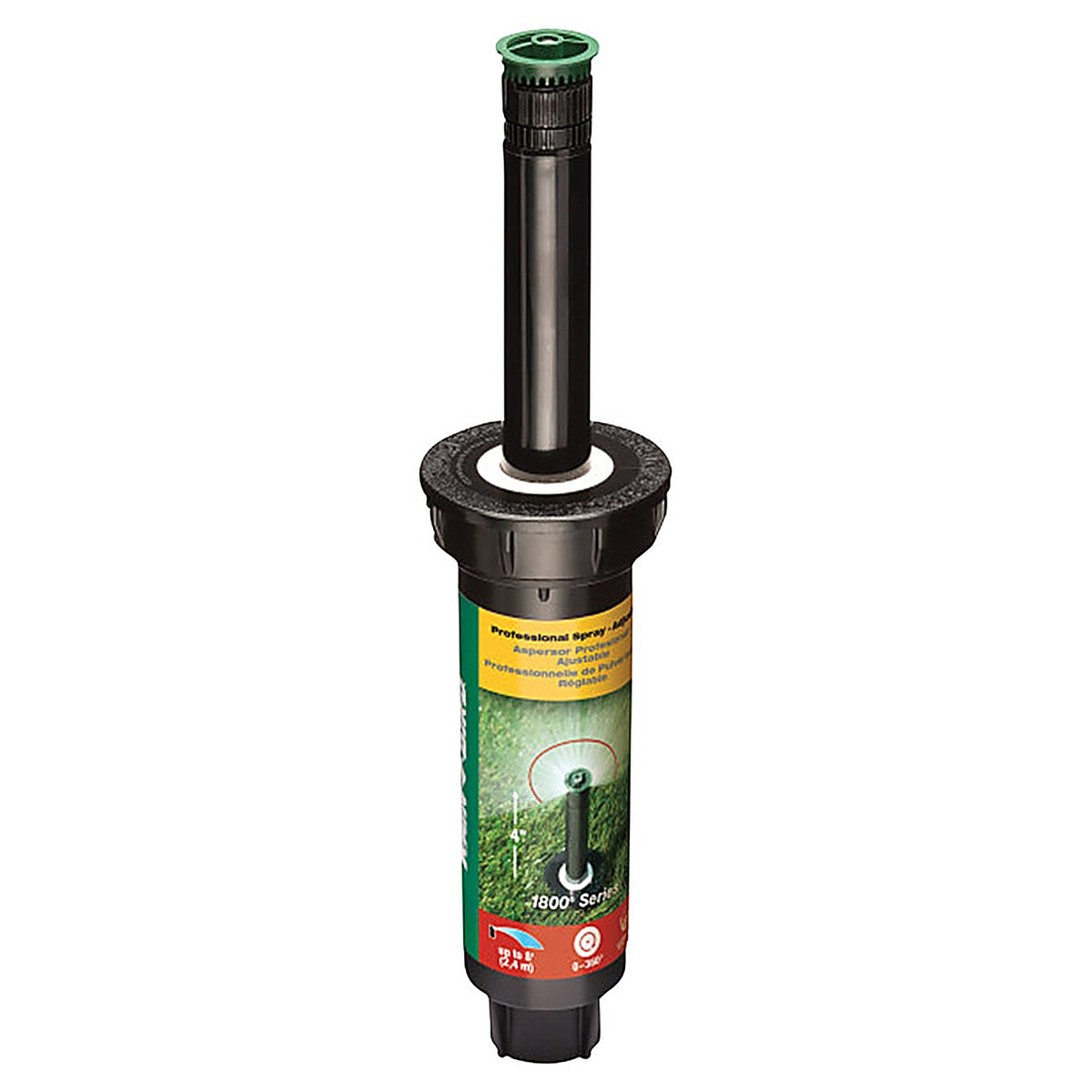 Rain Bird - 1804AP8 - 1800 Series 4 In. H Adjustable Pop-Up Sprinkler