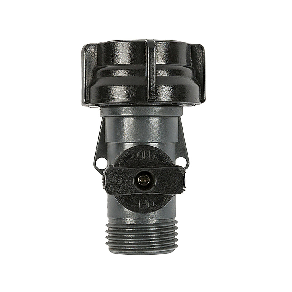 Gilmour - 807004-1002 - Polymer Threaded Male/Female Hose Shut-Off Valve
