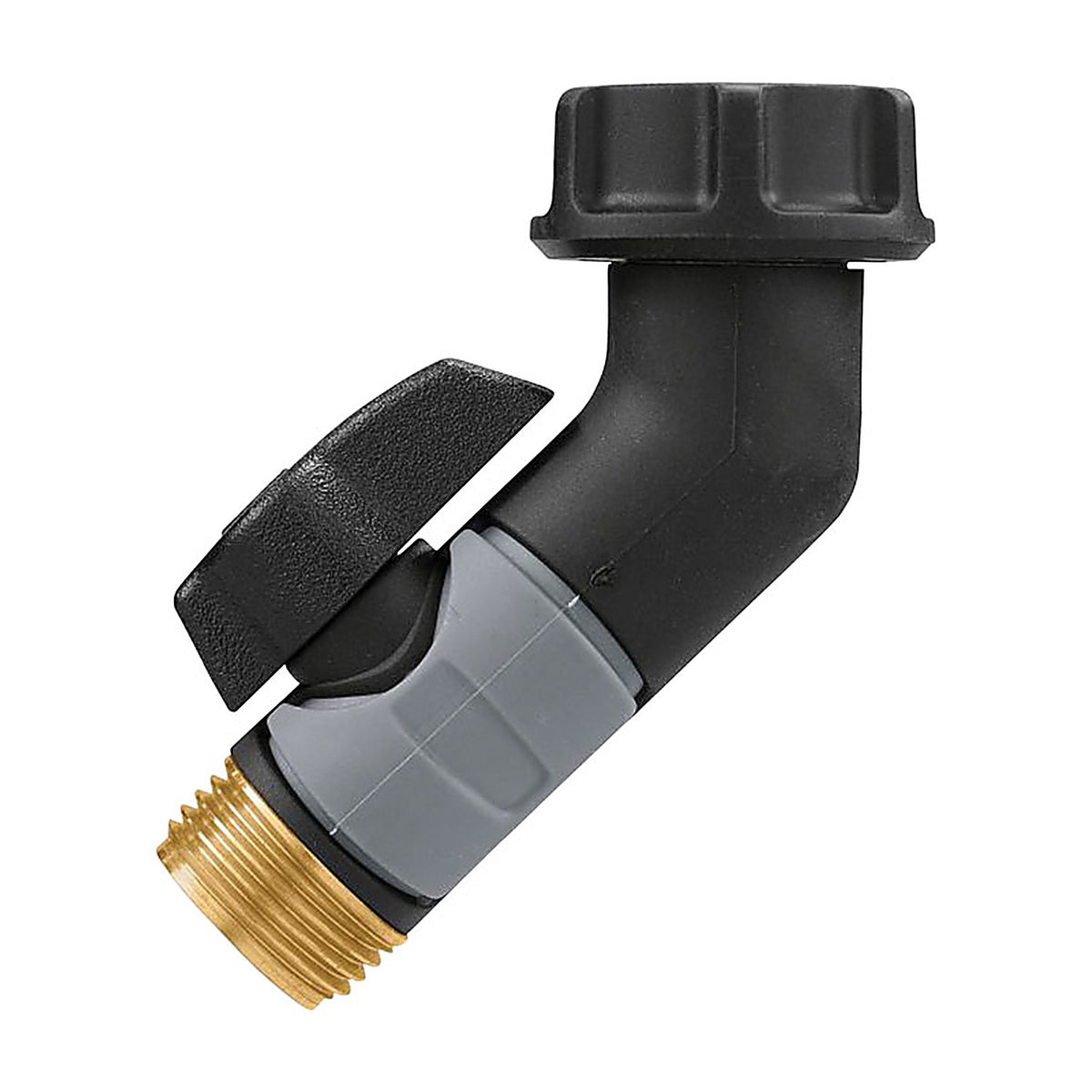 Orbit 56739 Pro Flo 3/4 in. Metal Threaded Female/Male Gooseneck Hose Adapter