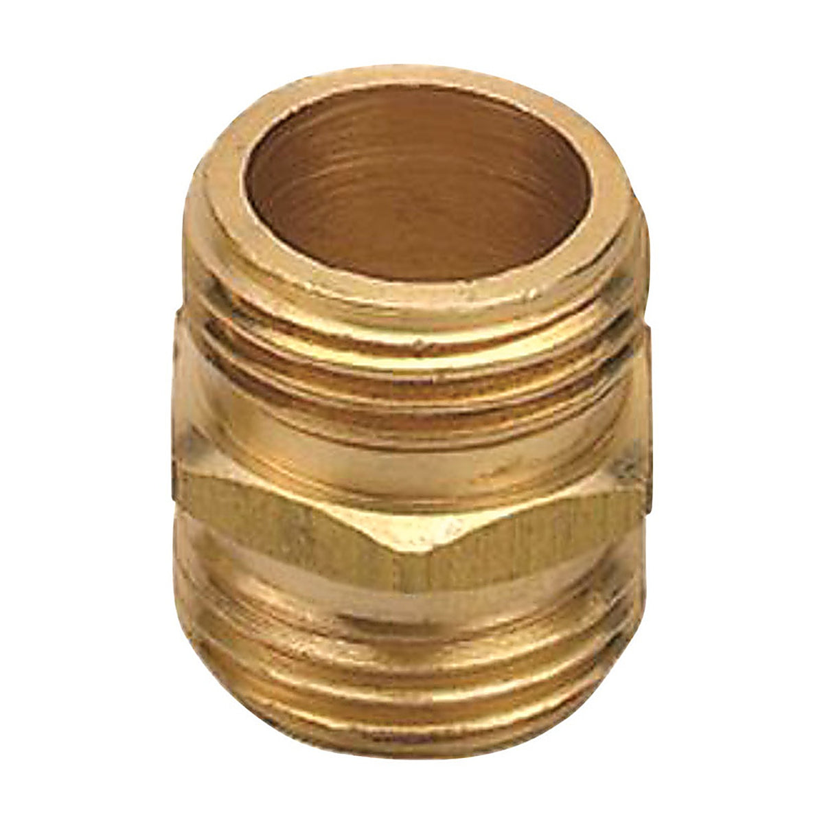 Orbit 53259 3/4 in. Brass Threaded Double Male Hose Connector