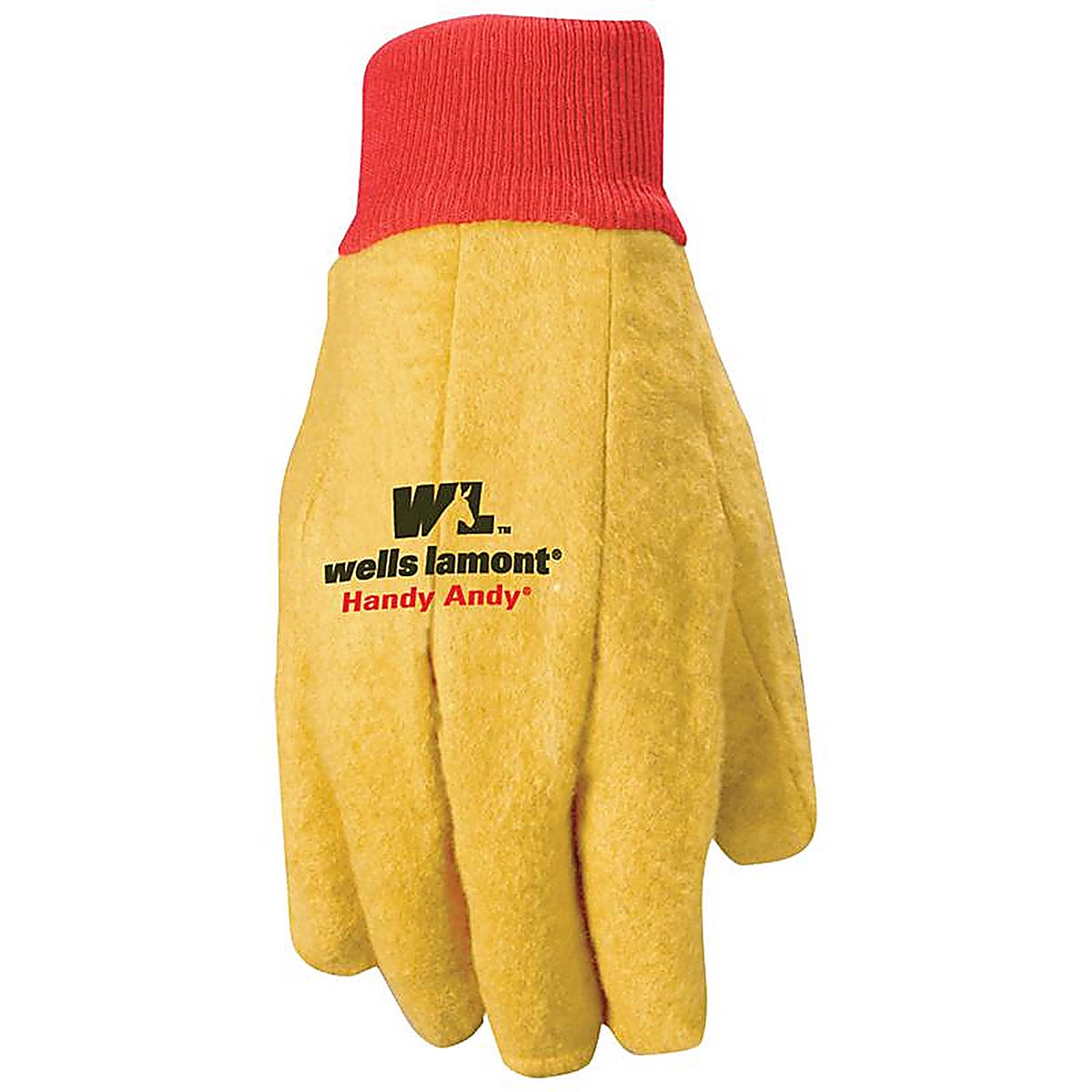 Wells Lamont 300 Mens Cotton/Polyester Chore Gloves Yellow One Size Fits All