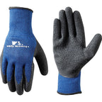 Wells Lamont - 524L - Mens Work Gloves Black/Blue L 1 Pack