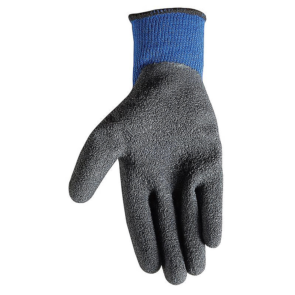 Wells Lamont - 524L - Mens Work Gloves Black/Blue L 1 Pack