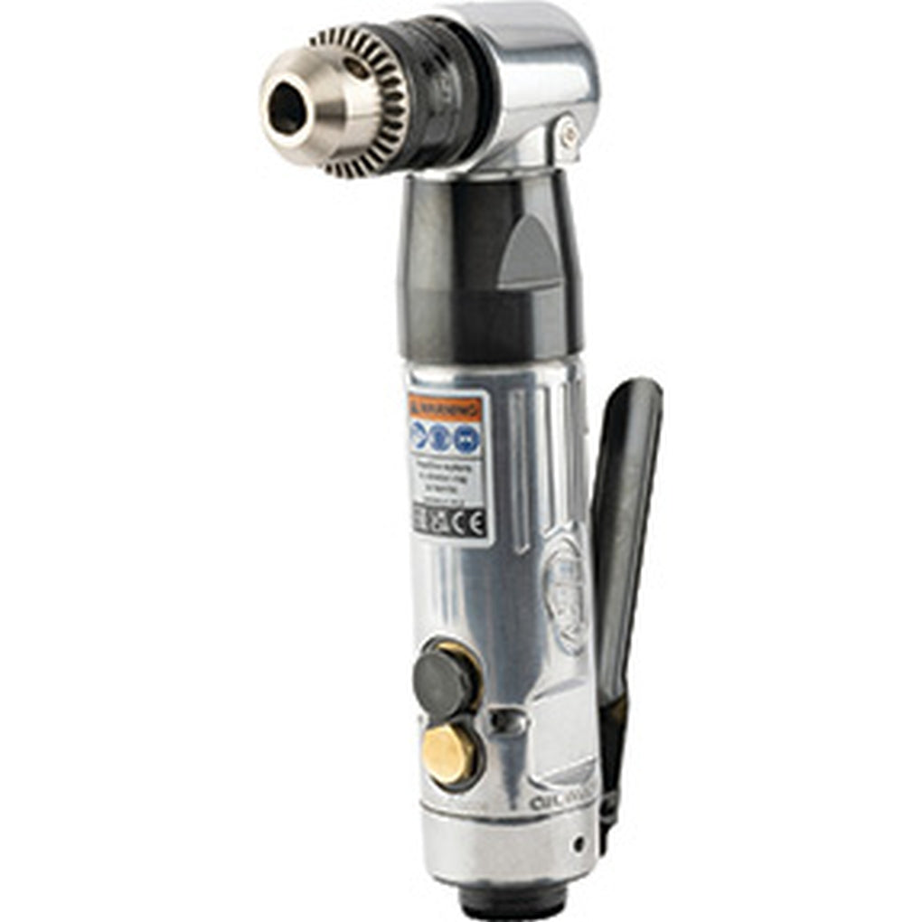 Ingersoll Rand - 7807R-A - 3/8 Inch Keyed Chuck, Right Angle Reversible Air Drill, 1800 RPM, 0.33 HP