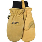 Kinco - 901T-M - M Pigskin Leather Cold Weather Black/Gold Mittens