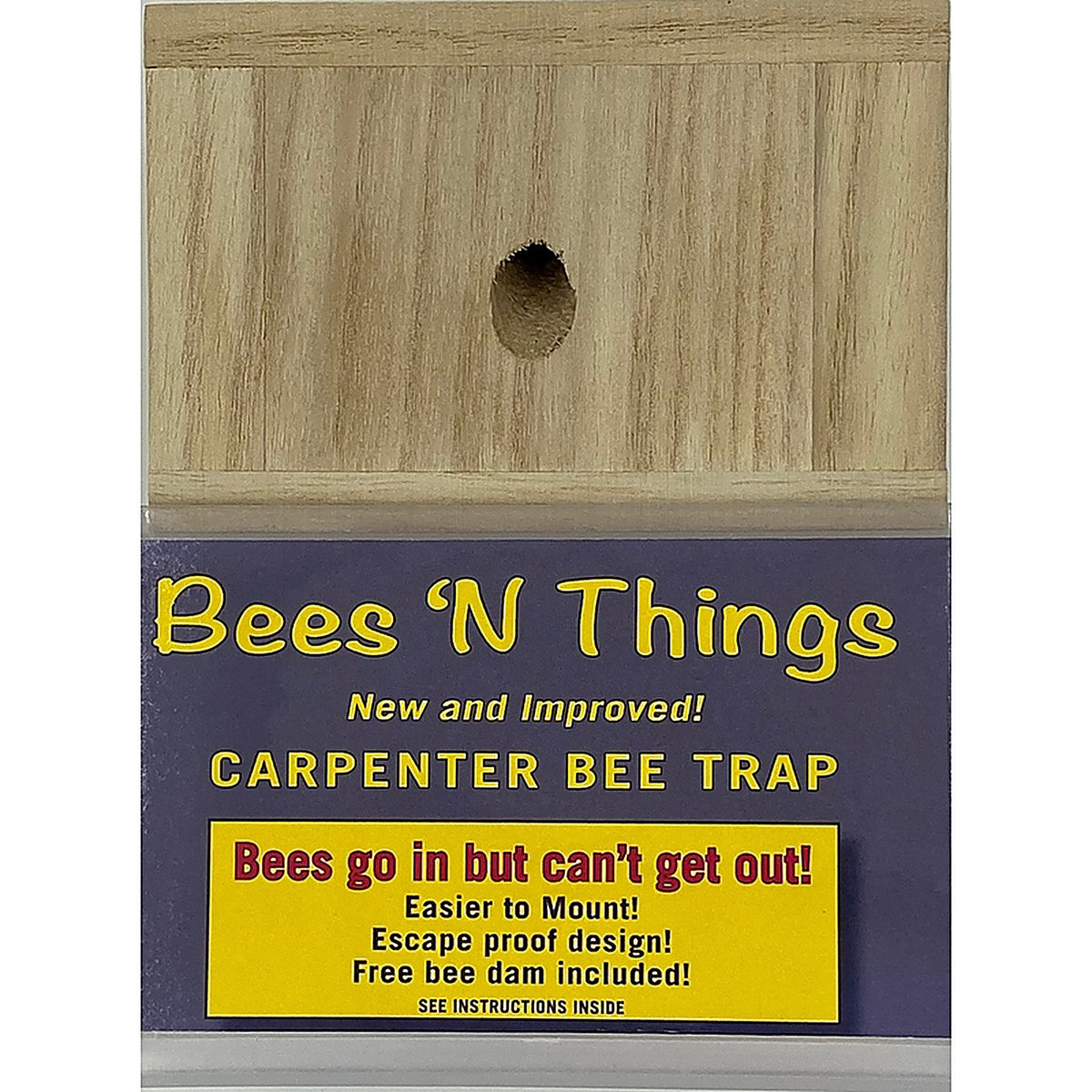 Bees N Things - BEES-STND - Carpenter Bee Trap