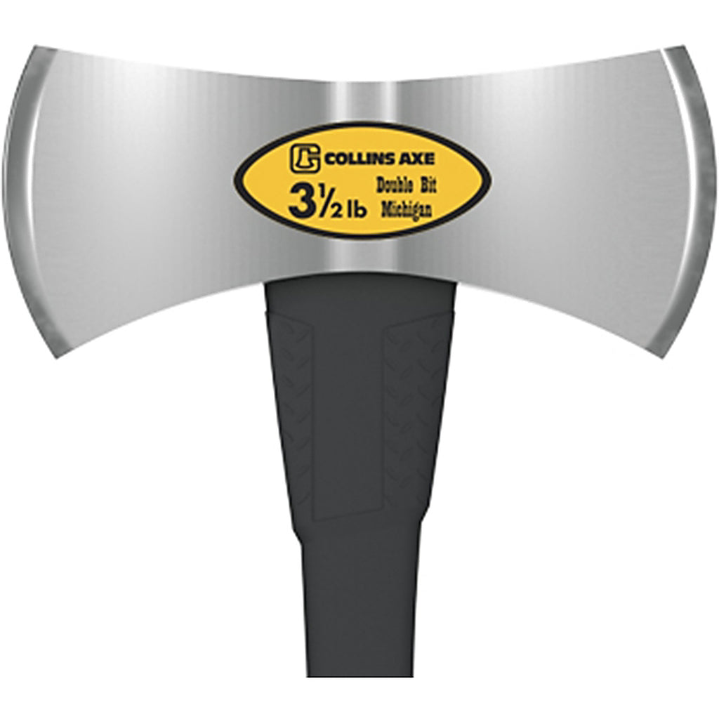 Collins DHM-3.5FX-C 3.5 lb Double Bit Michigan Axe 35 in. Fiberglass Handle