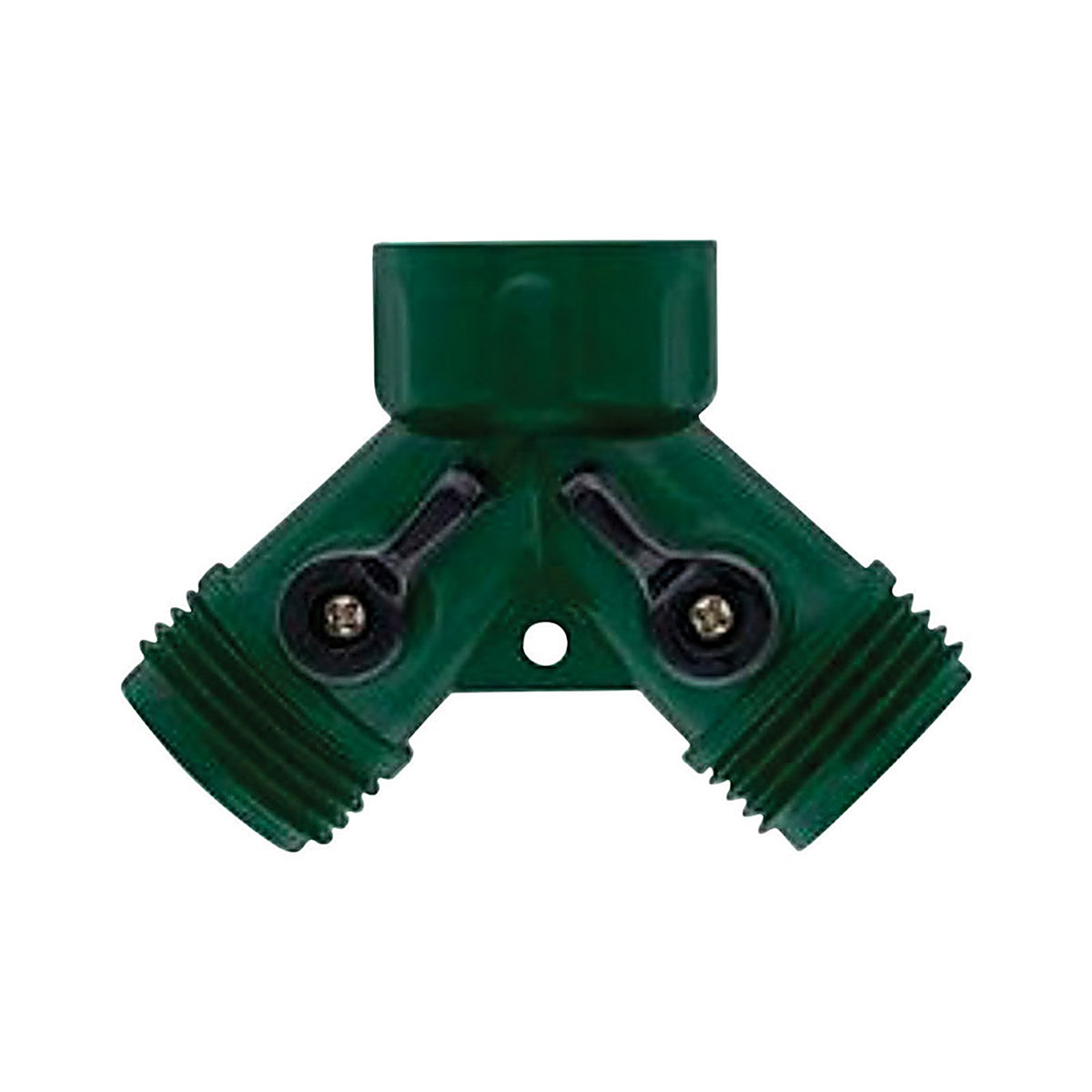 Orbit 67745 3/4 in. Plastic Threaded Female/Male Y-Hose Connector with Shut Offs