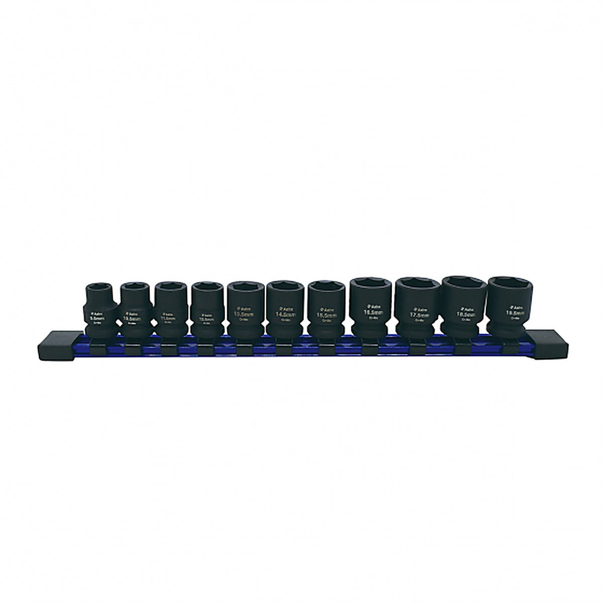 Astro Pneumatic - 78311 - 11pc 3/8 Inch Drive 1/2 Size Socket Set - 9.5 - 19.5 mm for Undersized, Swollen or Damaged Hardware