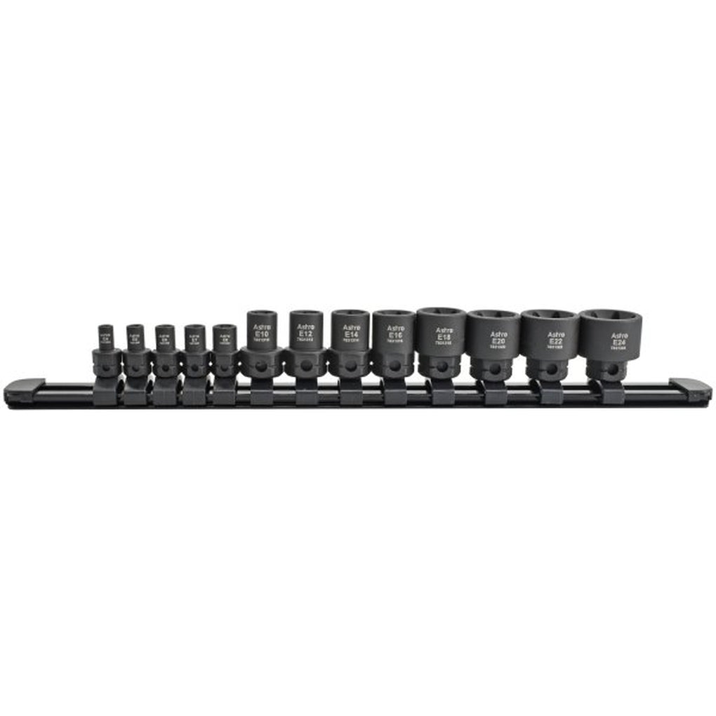 Astro Pneumatic - 78313 - 13pc 1/4 Inch and 3/8 Inch Drive External Torx Nano Impact Socket Set