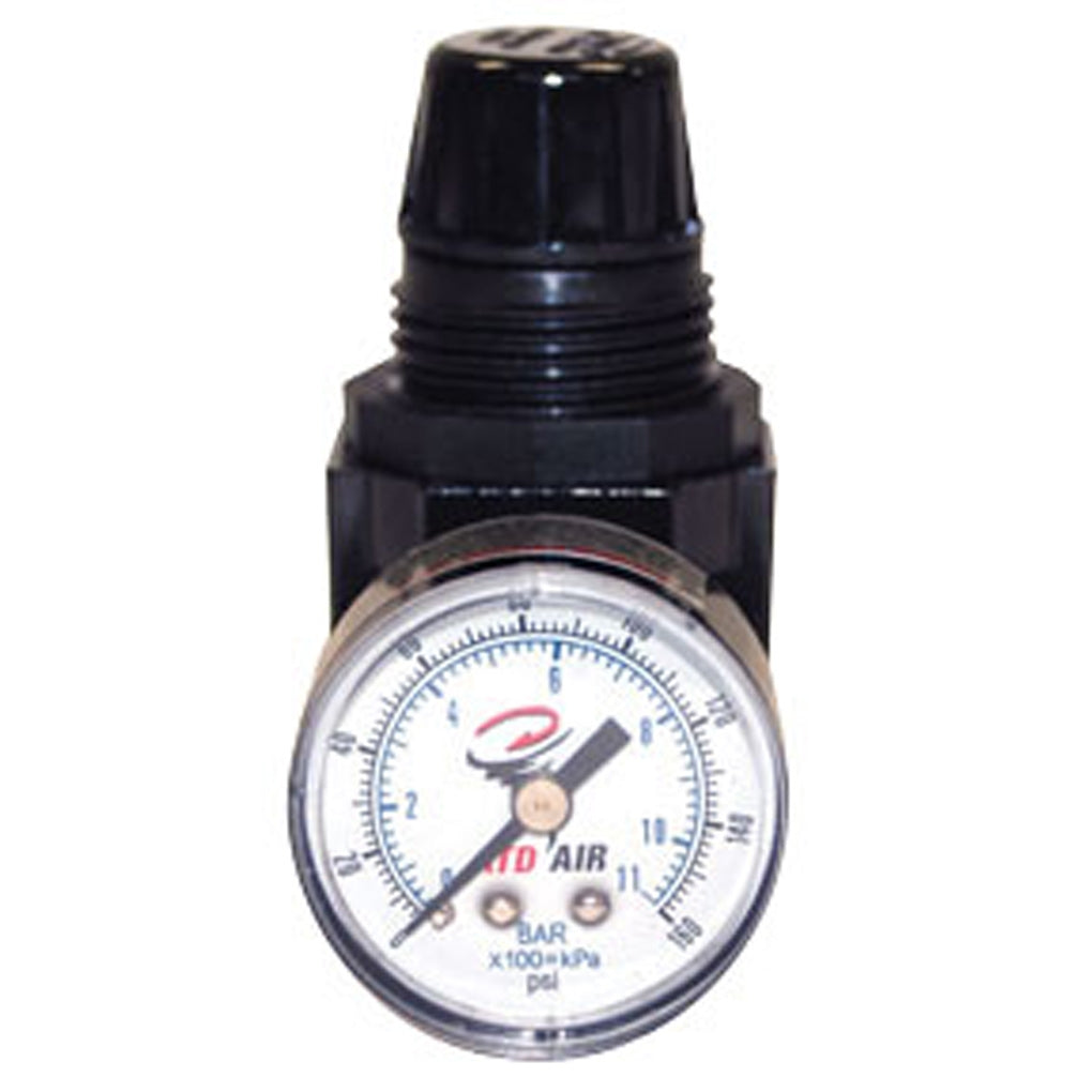 ATD 7841 Mini 1/4 NPT Air Regulator with Gauge, 25 SCFM
