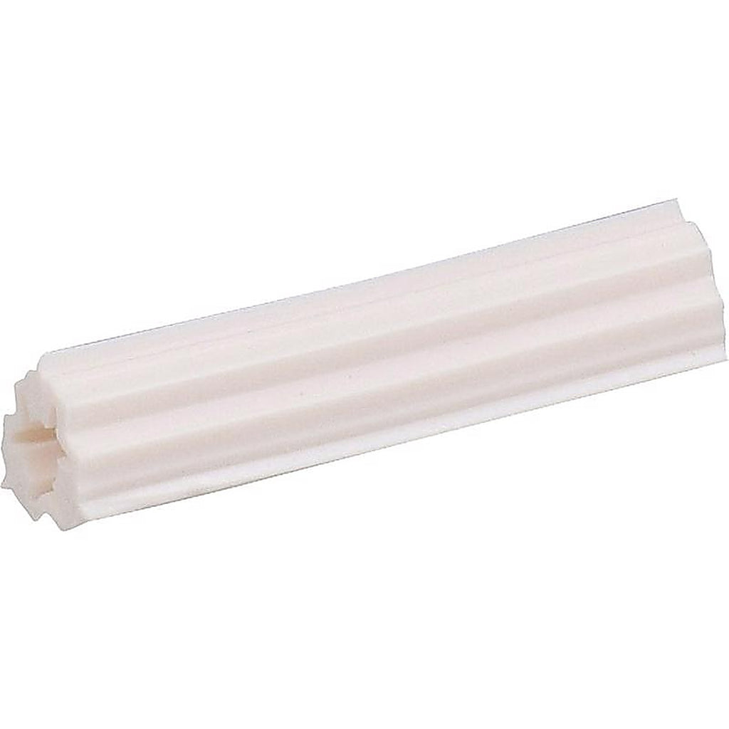 Hillman 370704 .112 in. Dia. x 1 in. L Plastic Round Head Ribbed Anchor 100/Pack