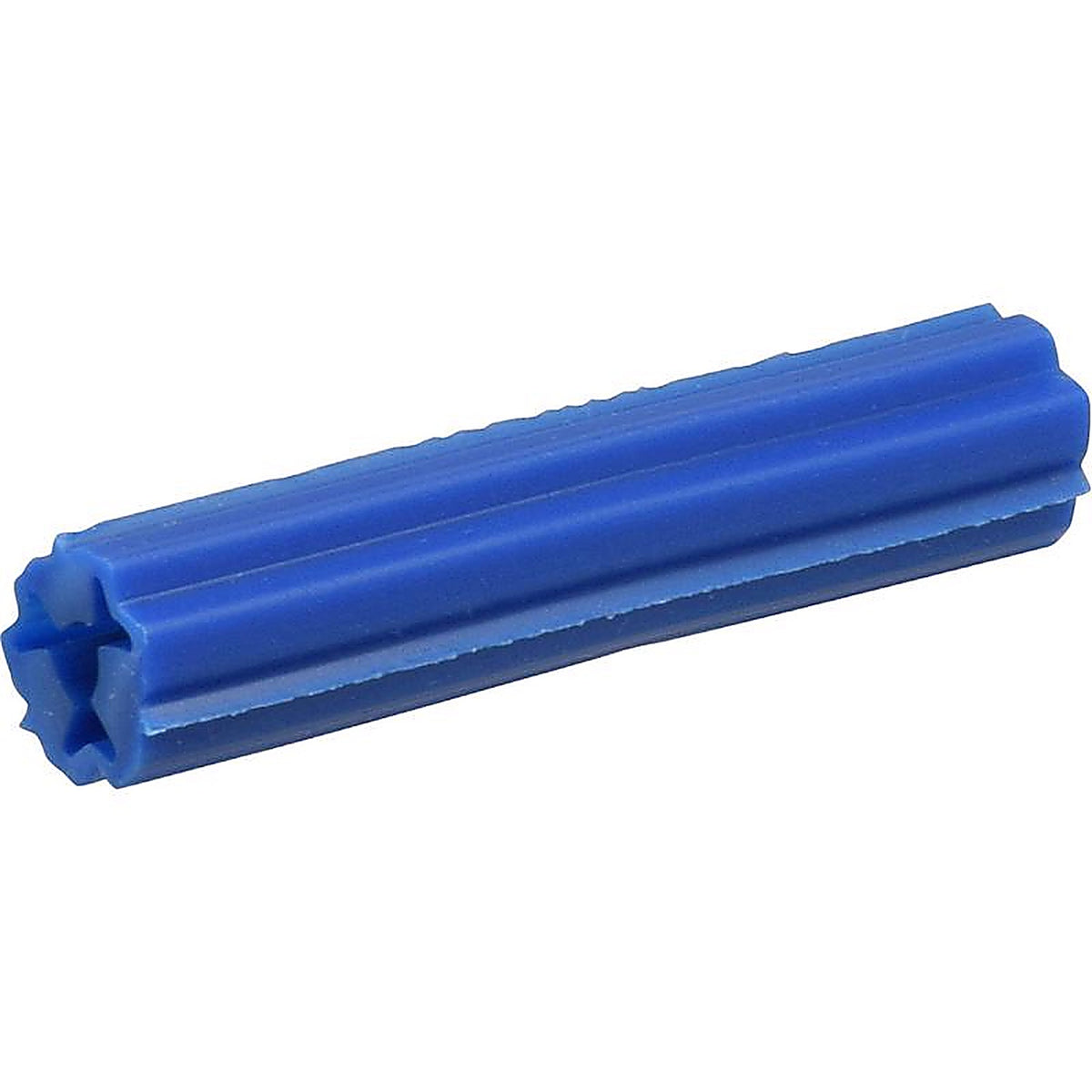 Hillman 370731 .25 in. Dia. x 1-1/2 in. L Plastic Round Head Ribbed Anchor 1/Pack