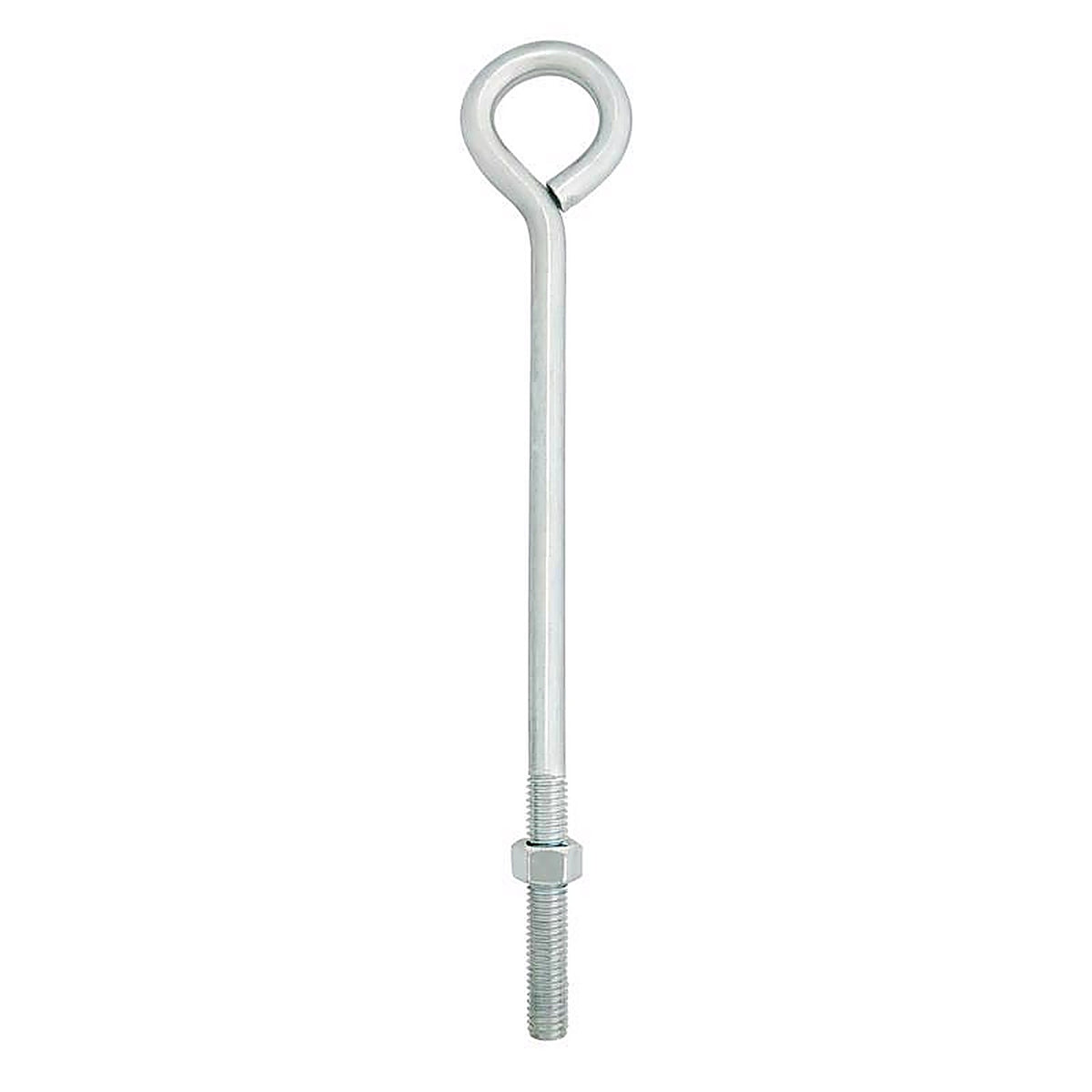 Hampton 02-3456-272 1/2 in. x 12 in. L Zinc-Plated Steel Eyebolt Nut Included