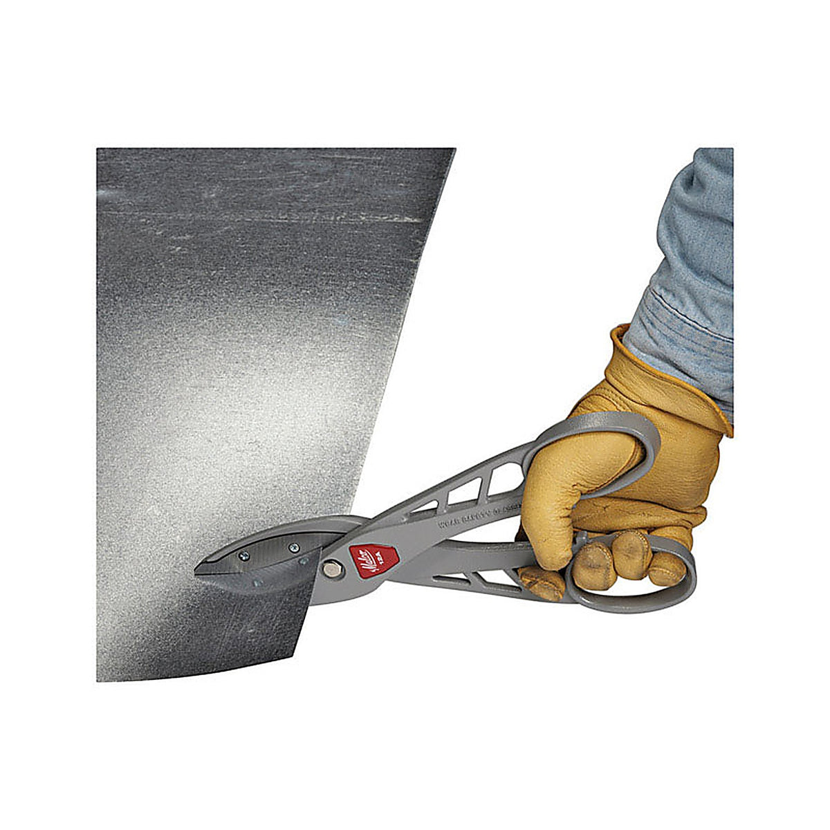 Malco - M12 - 12 In. Steel Straight Andy Pattern Snip 24 Ga. 1 Pack