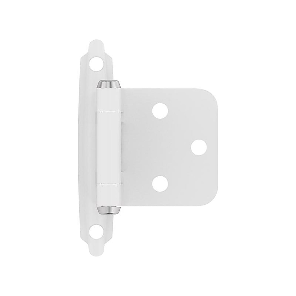 Amerock - BPR3429W - 1-3/4 In. W X 2-3/4 In. L White Steel Self-Closing Hinge 2 Pack