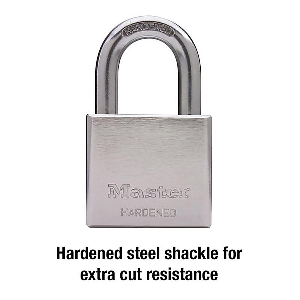Master Lock - 532DPFSEN - 1-13/16 In. H X 2 In. W Steel 5-Pin Cylinder Exterior Padlock