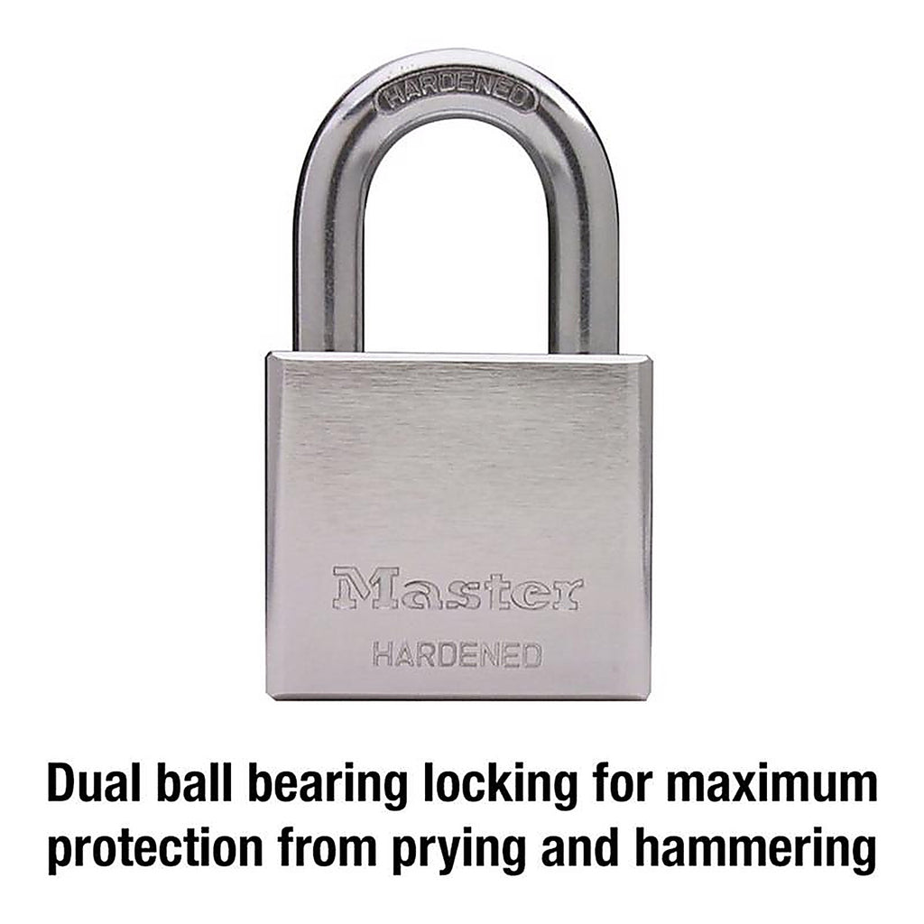 Master Lock - 532DPFSEN - 1-13/16 In. H X 2 In. W Steel 5-Pin Cylinder Exterior Padlock