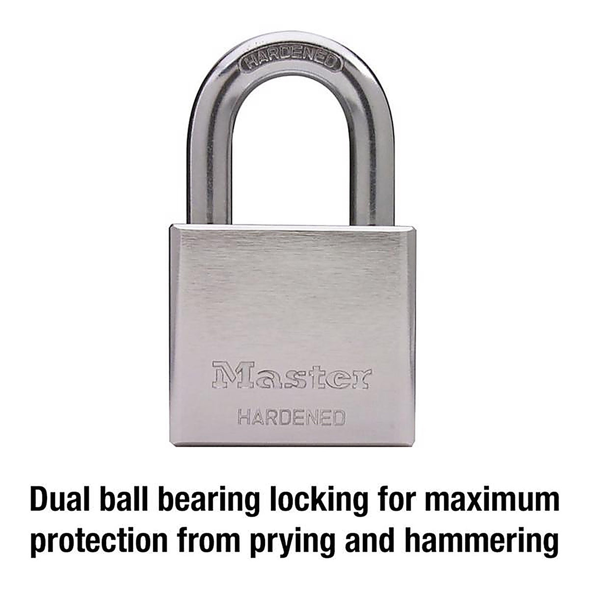 Master Lock - 532DPFSEN - 1-13/16 In. H X 2 In. W Steel 5-Pin Cylinder Exterior Padlock