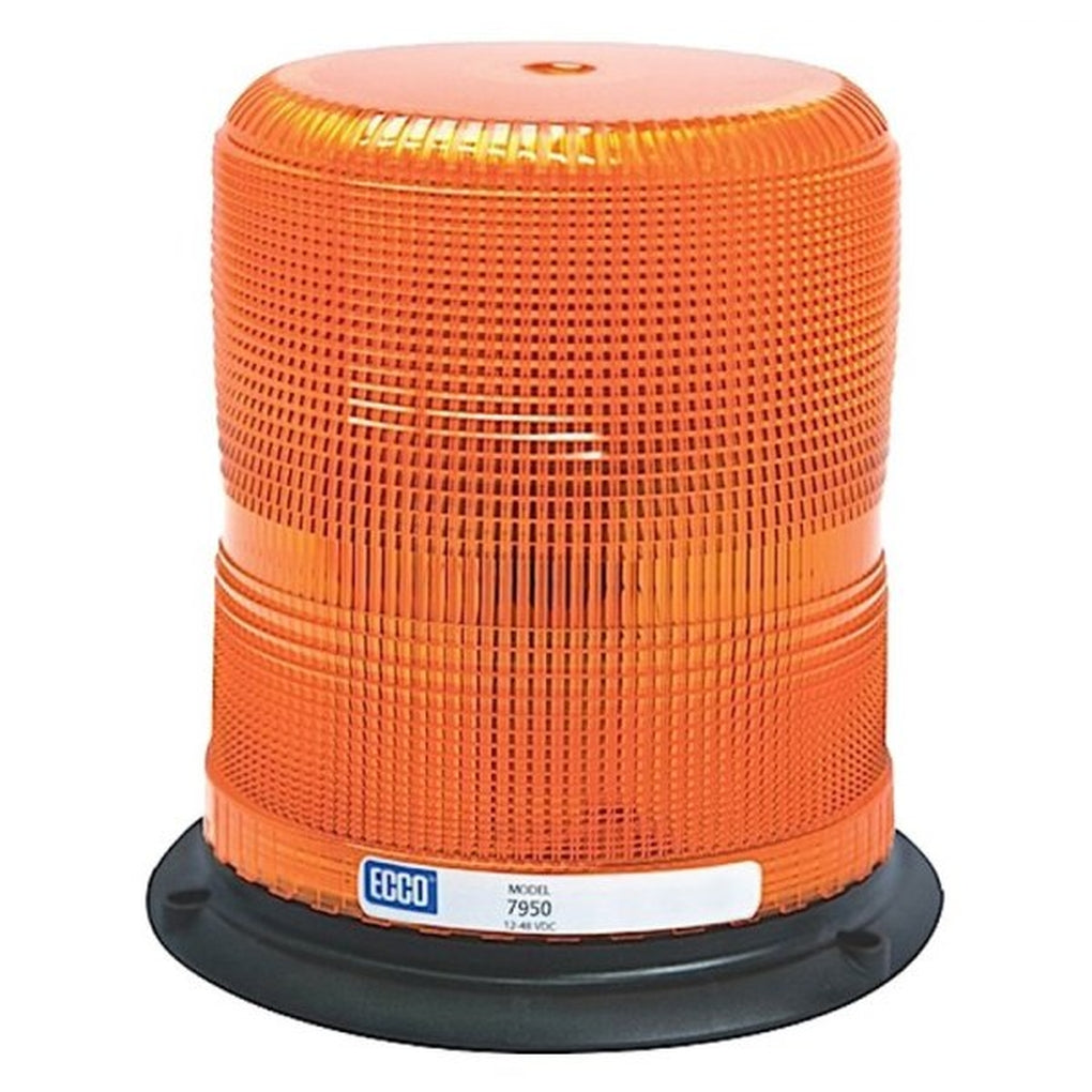 ECCO 7950A LED Beacon Pulse II, 12-48VDC, Pulse8 Flash, 7in, Amber