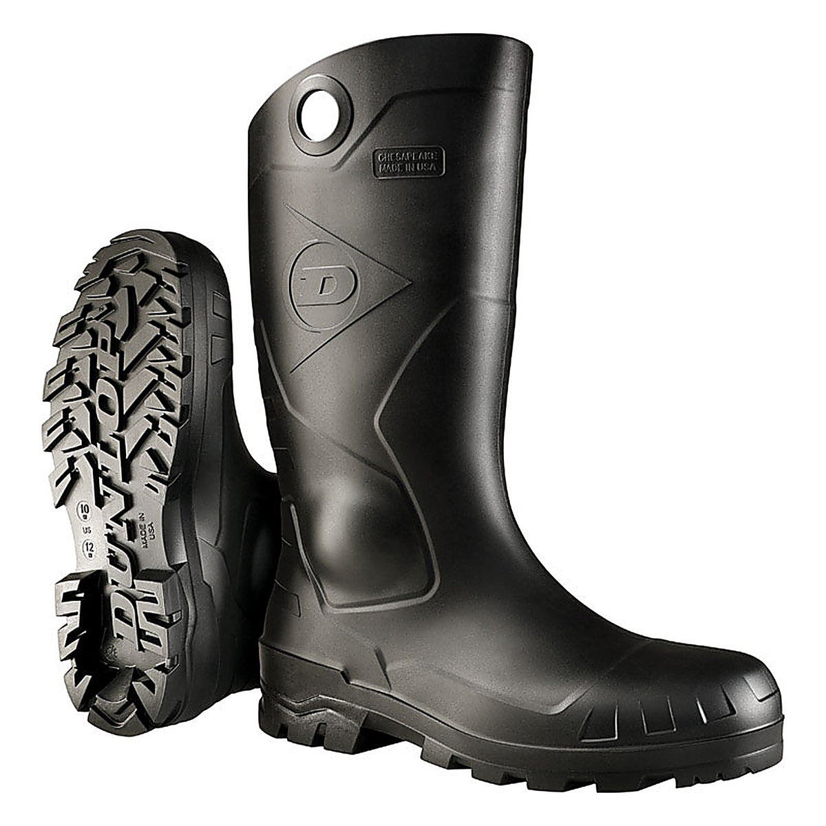 Dunlop - 867750010 - Chesapeake Mens Waterproof Boots 10 Us Black 1 Pair