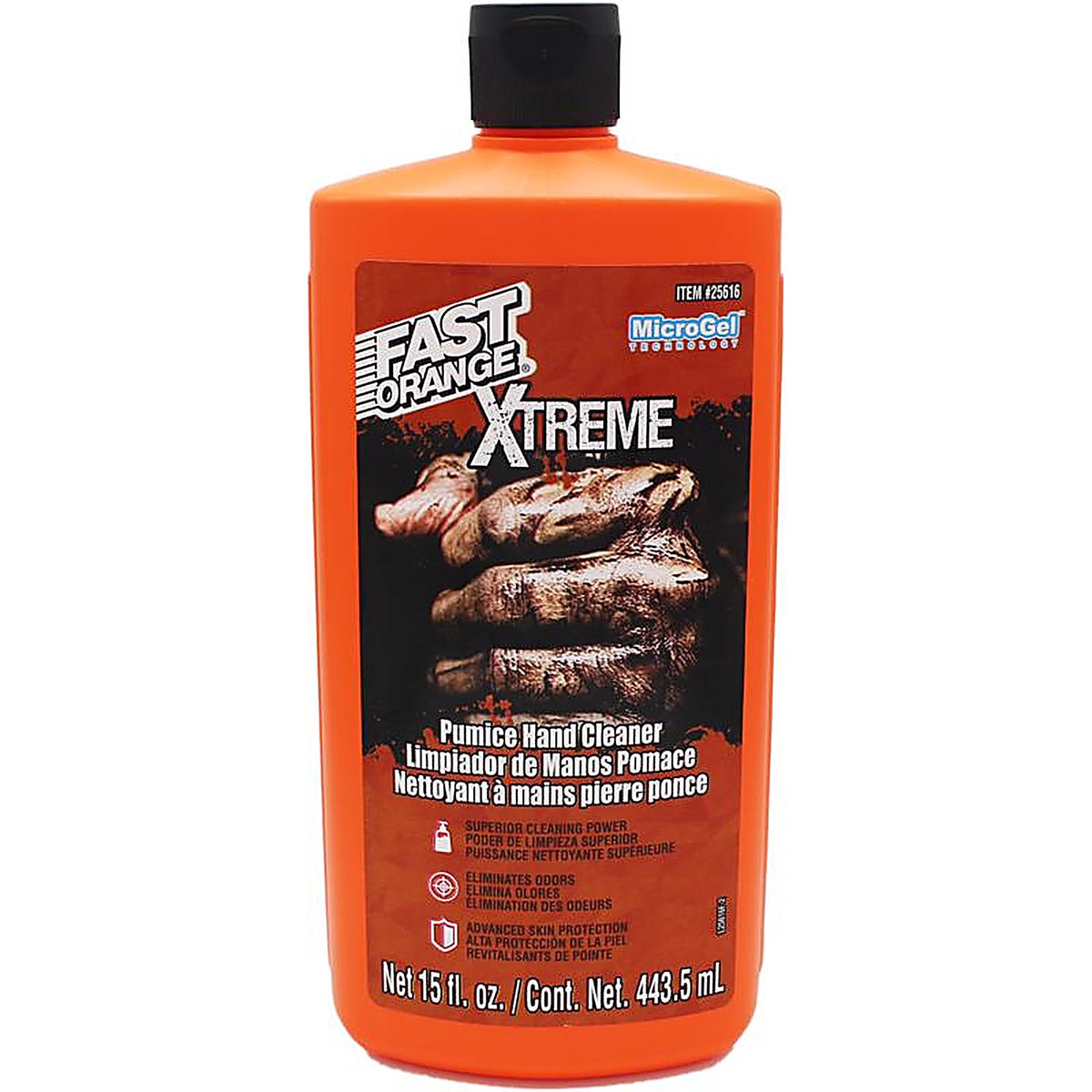 Permatex 25616 Fast Orange Xtreme Orange Scent Pumice Hand Cleaner 15 oz.