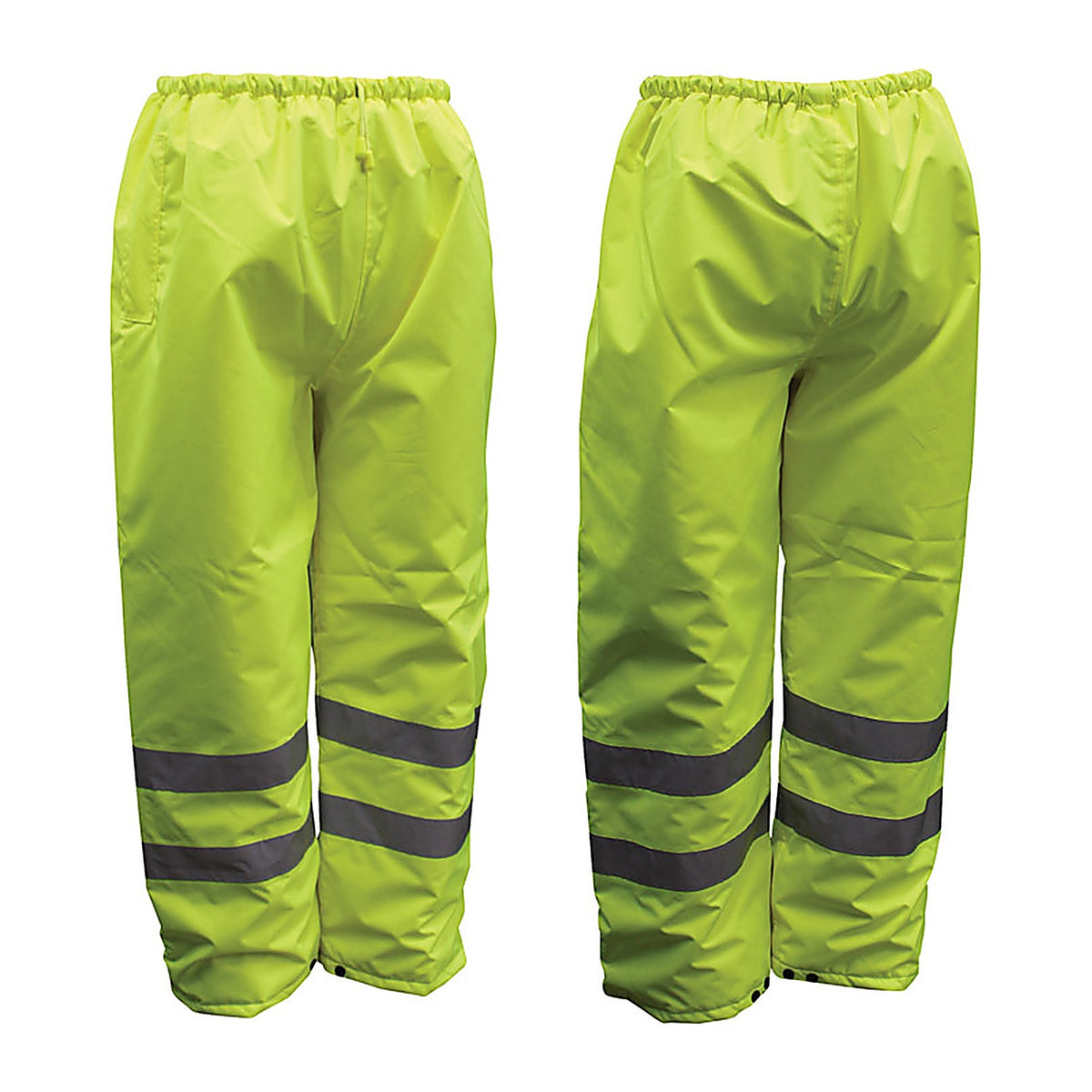Boss 3NR40002X Hi-Vis Insulated Yellow Polyester Rain Pants XXL
