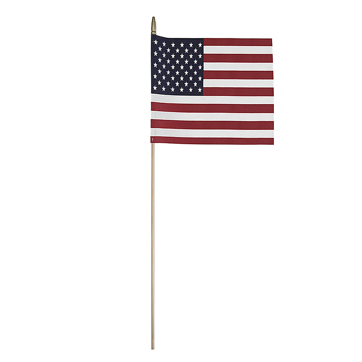 Valley Forge USE8D American Stick Flag 8 in. H X 12 in. W