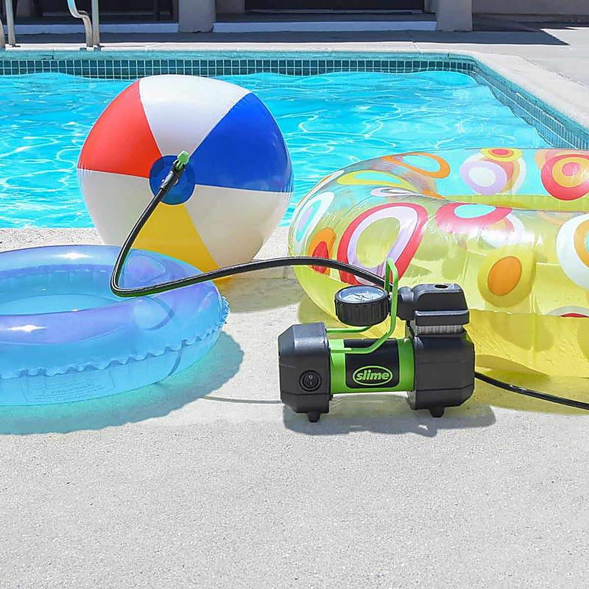 Slime 40045 120 volt 150 psi Garage Tire Inflator/Accessory Kit