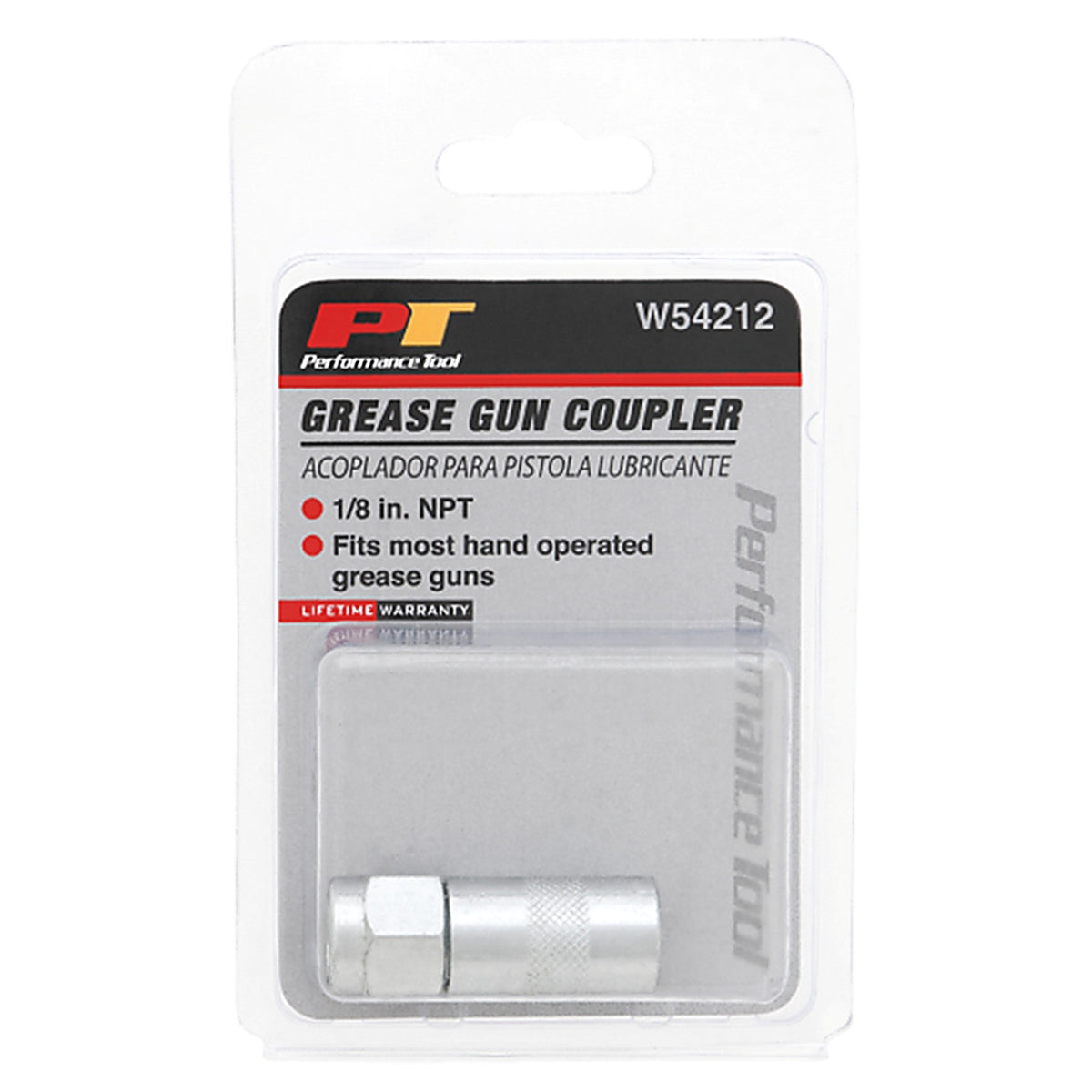 Performance Tool - W54212 - 1/8 In. Assorted Grease Gun Coupler 1 Pack
